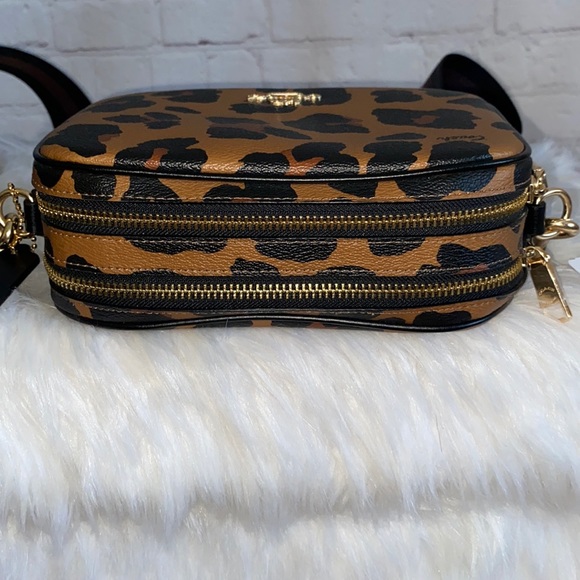 🐆Coach LEOPARD JES Crossbody and TRIFOLD Wallet 2pc Set - Picture 5 of 12